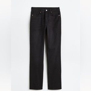 Brand new h&m high waisted vintage black jeans.